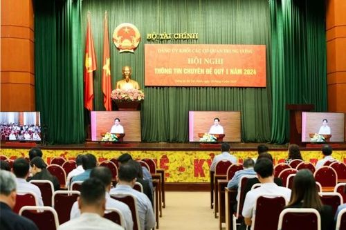 Đảng bộ Bộ Tài chính: Hơn 400 đảng viên dự hội nghị thông tin chuyên đề quý I/2024
