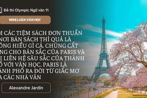 Đề thi Olympic Ngữ văn 11: Văn chương và bản sắc dân tộc
