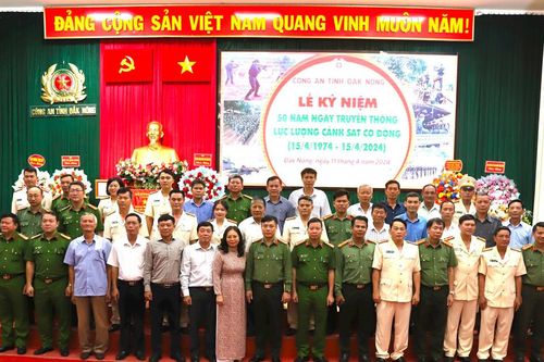 Công an Đắk Nông kỷ niệm 50 năm Ngày truyền thống lực lượng Cảnh sát cơ động
