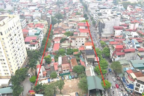 Đường Vành đai 1 đoạn Hoàng Cầu - Voi Phục vẫn chờ giải phóng mặt bằng