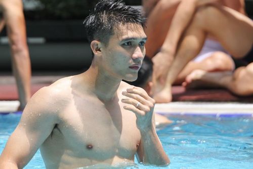 Các cầu thủ U23 Việt Nam lộ thân hình săn chắc