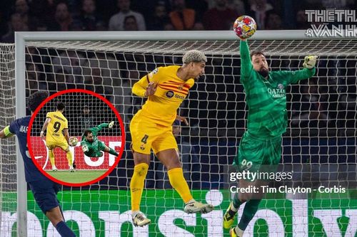 Donnarumma bị châm biếm chỉ cao... 1m75 trong bàn thua phải nhận ở thất bại trước Barca