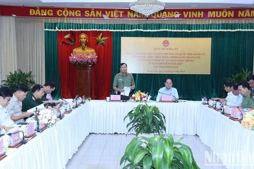 Giám sát bảo đảm trật tự an toàn giao thông tại Đồng Nai