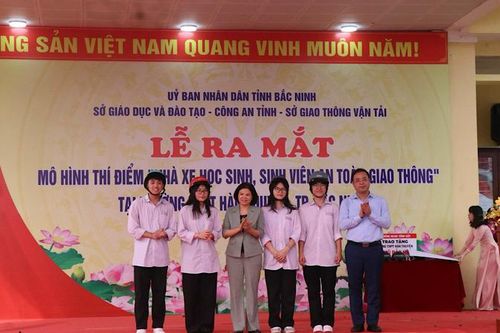 Bắc Ninh: Thí điểm 'Nhà xe học sinh, sinh viên an toàn giao thông'