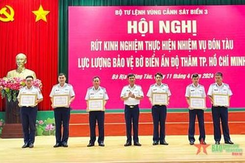 Bộ tư lệnh Vùng Cảnh sát biển 3 rút kinh nghiệm thực hiện nhiệm vụ đối ngoại quốc phòng