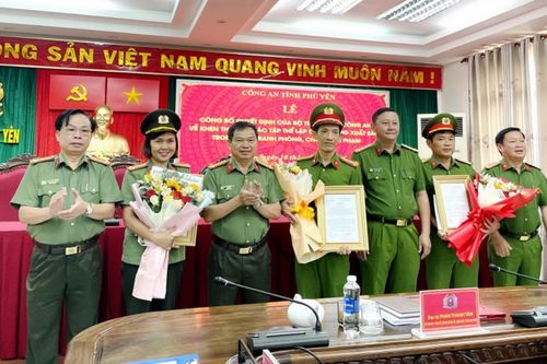 3 tập thể thuộc Công an tỉnh Phú Yên được Bộ Công an khen thưởng