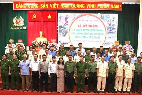 Công an Đắk Nông kỷ niệm 50 năm Ngày truyền thống lực lượng Cảnh sát cơ động