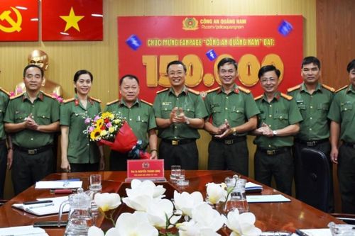 Trang Fanpage 'Công an Quảng Nam' đạt 150.000 người theo dõi