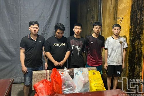Công an TP. Thái Nguyên khởi tố, tạm giam 5 đối tượng về tội 'Cướp tài sản'