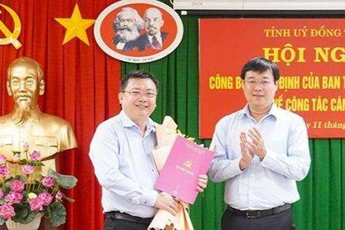 Chánh Văn phòng Tỉnh ủy Đồng Tháp giữ chức Trưởng Ban Nội chính