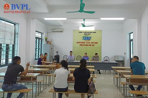 VKSND tỉnh Điện Biên kiểm sát việc bán đấu giá tài sản thi hành án