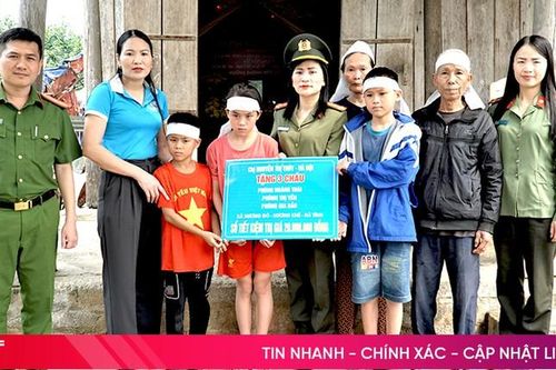 44 triệu đồng hỗ trợ 3 trẻ mồ côi mất mẹ ở Hương Khê