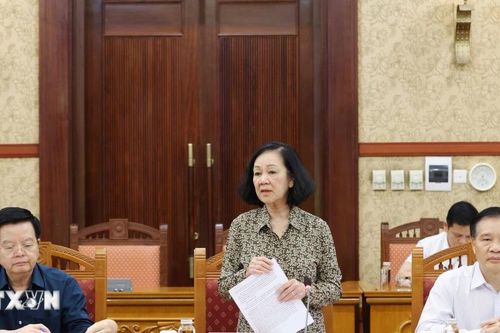 Thường trực Ban Bí thư Trương Thị Mai chủ trì giao ban công tác quý 1 năm 2024