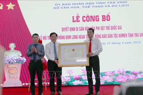 Trà Vinh: Công bố Di sản văn hóa phi vật thể Quốc gia Lễ hội Đom Lơng Neák Tà