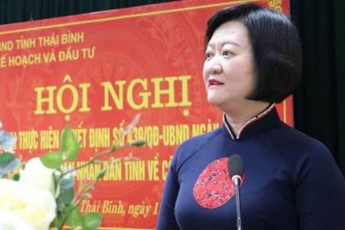 Thái Bình: Nữ bí thư huyện ủy giữ chức giám đốc sở