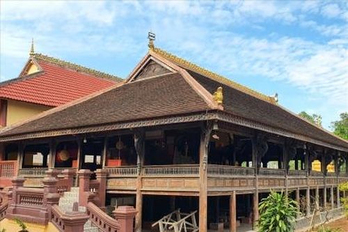 Ngôi Sala hơn trăm tuổi quý hiếm tại chùa cổ Bạc Liêu