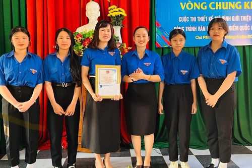 Trường THCS-THPT Phạm Hồng Thái đạt giải nhất cuộc thi thiết kế mô hình di tích lịch sử-văn hóa