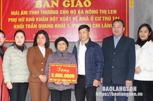 Phường Chi Lăng: Chung tay để hộ nghèo an cư
