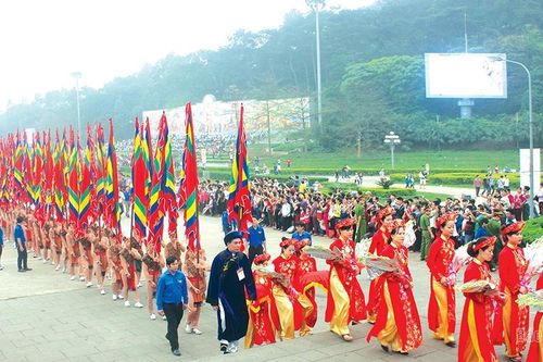 Dấu xưa trong lễ hội vùng Đất Tổ