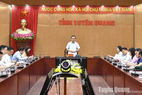 Họp Ban tổ chức các hoạt động khai mạc Năm du lịch tỉnh Tuyên Quang 2024