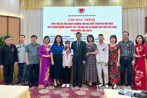 Tuyên Quang có 5 người được biểu dương tại Hội nghị biểu dương người khuyết tật, trẻ mồ côi và người bảo trợ tiêu biểu toàn quốc