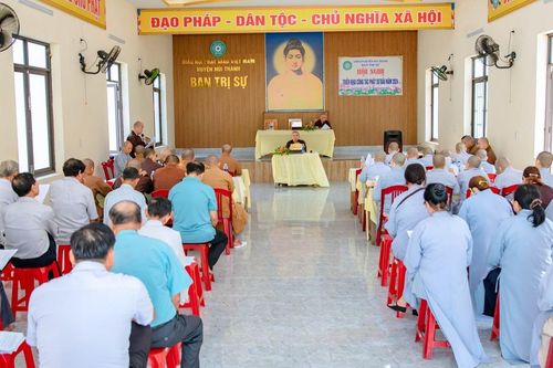 Quảng Nam: Ban Trị sự GHPGVN H.Núi Thành họp triển khai hoạt động Phật sự