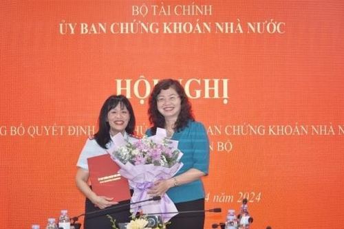 Bổ nhiệm bà Phạm Thị Thanh Hương làm Chánh Thanh tra Ủy ban Chứng khoán Nhà nước