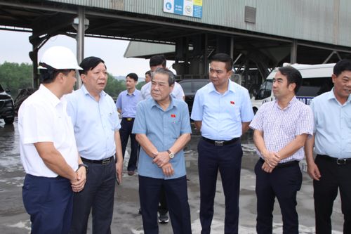 Đoàn giám sát của Ủy ban Thường vụ Quốc hội khảo sát tại TP. Hải Phòng
