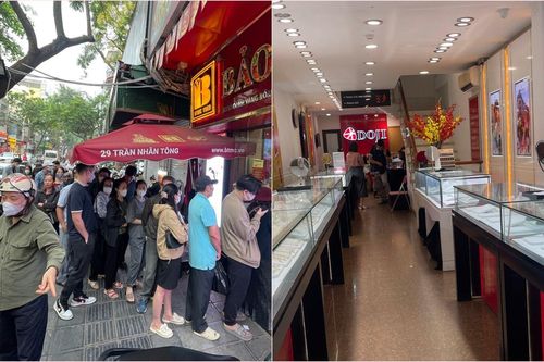 Cảnh mua bán trái ngược ở Hà Nội trong những ngày giá vàng đắt chưa từng có