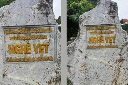 Làm rõ biển chỉ dẫn ghi 'Bộ Văn hóa, Thể thao và Du lịch Thanh Hóa'
