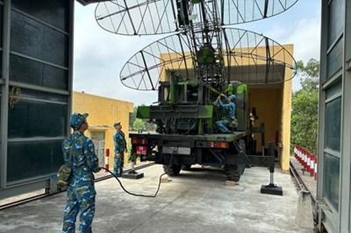 Trạm Radar 54 diễn tập chiến thuật vòng tổng hợp