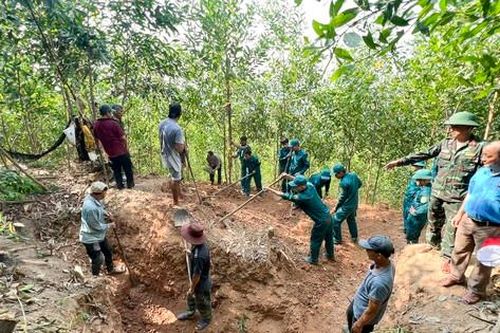 Bình Định tìm thấy hầm chiến đấu và hài cốt liệt sĩ tại di tích Đồi 174