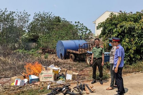 Kiểm sát tiêu hủy vật chứng vụ án khủng bố tại Đắk Lắk