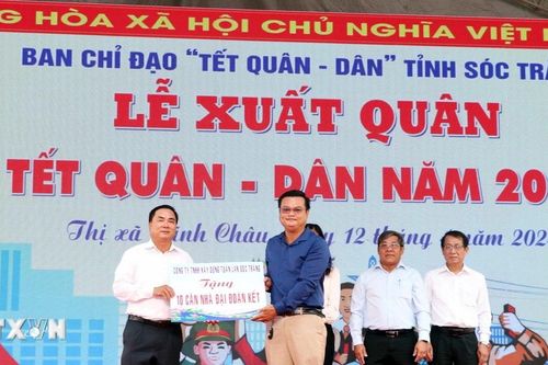 Lần đầu tiên tổ chức Tết quân-dân nhân dịp Tết Chôl Chnăm Thmây