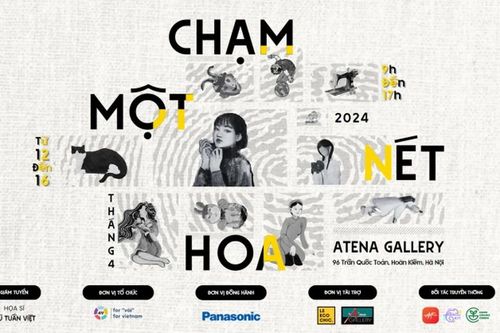 Độc đáo tranh từ toan vải tái chế của 41 họa sỹ đến từ khắp mọi miền đất nước