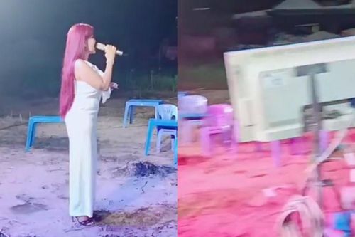 Nữ ca sĩ Việt nổi tiếng một thời đi hát lô tô, khán giả thưa thớt ngồi xem