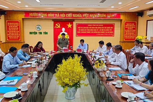 Hội đồng Dân tộc của Quốc hội làm việc tại An Giang