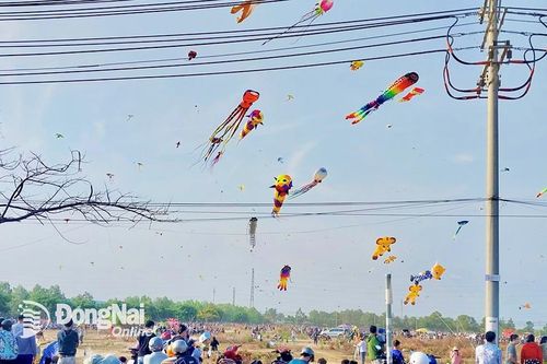Nguy cơ mất an toàn điện do… thả diều