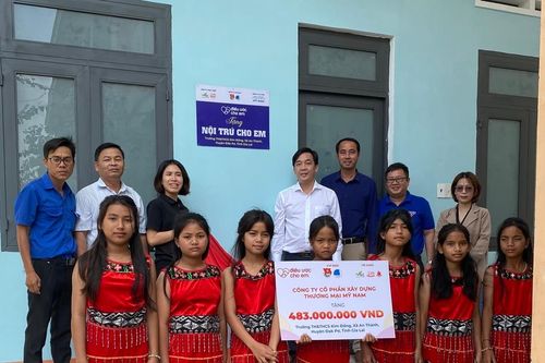 Khánh thành và bàn giao Nhà bán trú cho em tại huyện Đăk Pơ