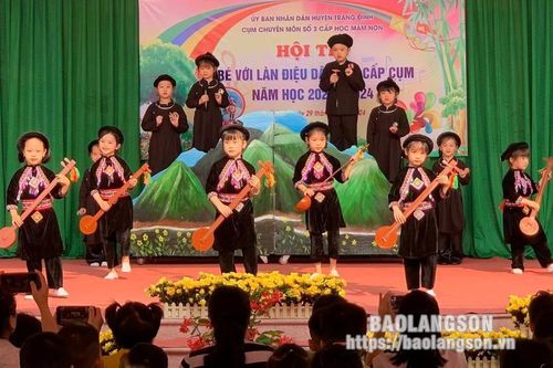 Đưa làn điệu dân ca vào hoạt động giáo dục trẻ tại các trường mầm non