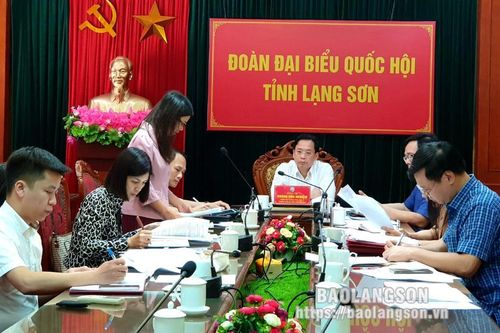 Đoàn đại biểu Quốc hội tỉnh họp triển khai các nội dung công việc trước Kỳ họp thứ 7 Quốc hội khóa XV