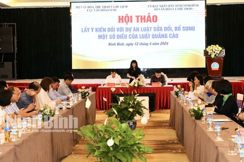 Hội thảo lấy ý kiến đối với dự thảo Luật sửa đổi, bổ sung một số điều của Luật Quảng cáo