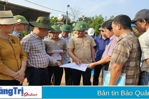Tăng cường tuyên truyền, vận động người dân bàn giao mặt bằng phục vụ thi công cao tốc Vạn Ninh - Cam Lộ