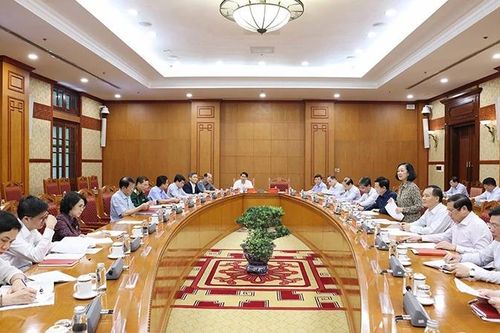 Thường trực Ban Bí thư chủ trì giao ban công tác quý I