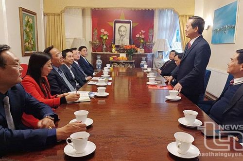Đoàn công tác của tỉnh Thái Nguyên xúc tiến đầu tư tại Vương quốc Anh