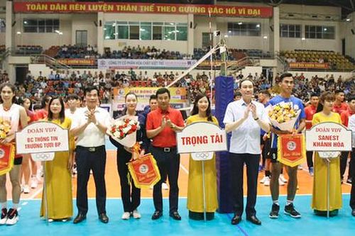 Phú Thọ: Khai mạc Giải Bóng chuyền các đội mạnh Cúp Hùng Vương