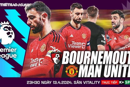Nhận định Bournemouth vs MU, Ngoại hạng Anh vòng 33 (23h30 hôm nay)