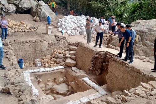 Khai quật di chỉ khảo cổ Mái Đá Ngườm lần 5