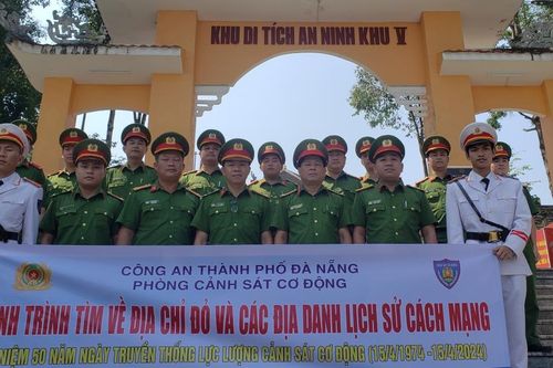 Lực lượng Cảnh sát cơ động Công an TP Đà Nẵng tổ chức nhiều hoạt động ý nghĩa