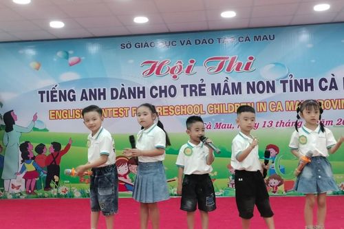 Sân khấu hóa hội thi tiếng Anh cho trẻ Mầm non